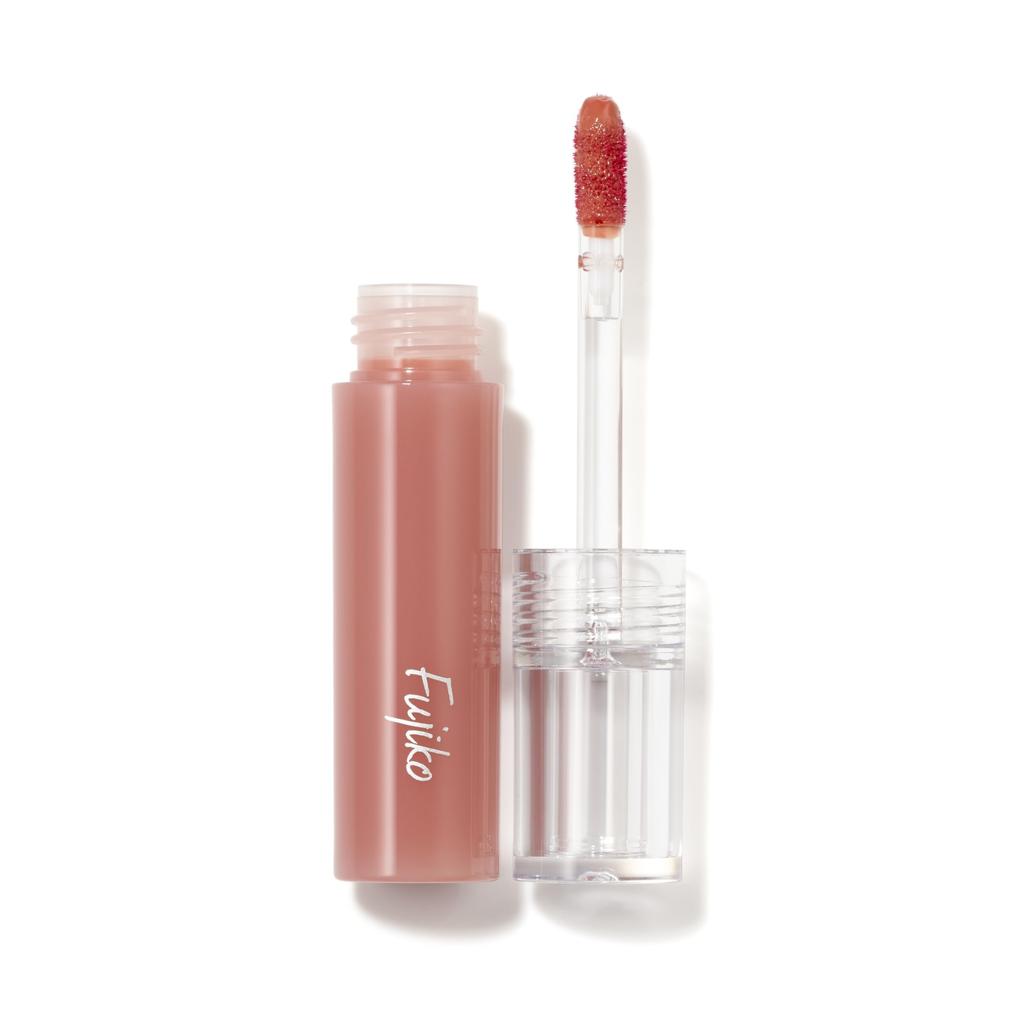 Fujiko Nuance Wrap Tint 08 Strawberry Milk Pink 2.8g - Moisturizing Lip Tint with Shine and Beauty Ingredients