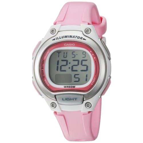 

CASIO LW-203-4A/LW203-4A Standard Digital Pink Watch for Kids and Women. Cute and affordable Casio watch.