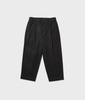 FFEFF STUDIO Linen Baggy Elastic Pants (Black)