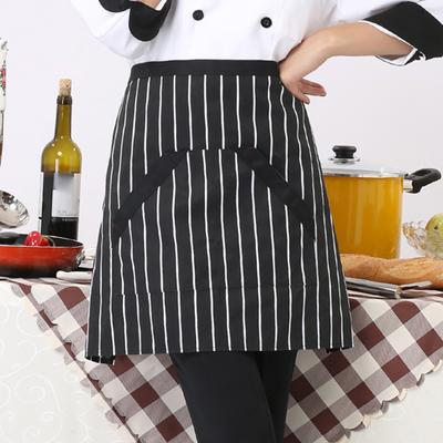 Cooking Apron Soft with Tether Household Short Waist Apron for Kitchen