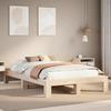 VidaXL Bed Frames Without Mattress 135x190 Cm Solid Pine Wood 3308747
