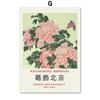 Japan Style Peacock Wall Art Hokusai Ohara Koson Canvas Painting Nordic Posters And Prints Wall Pictures For Living Room Decor