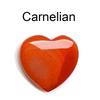 Heart-Shaped Natural Crystal Gemstone Pendant (20mm)