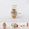 1/8" 1/4" 3/8" 1/2" 3/4" BSPP Male Full Thread Barrel Nipple Bulkhead Brass Connector Water Tank Fitting