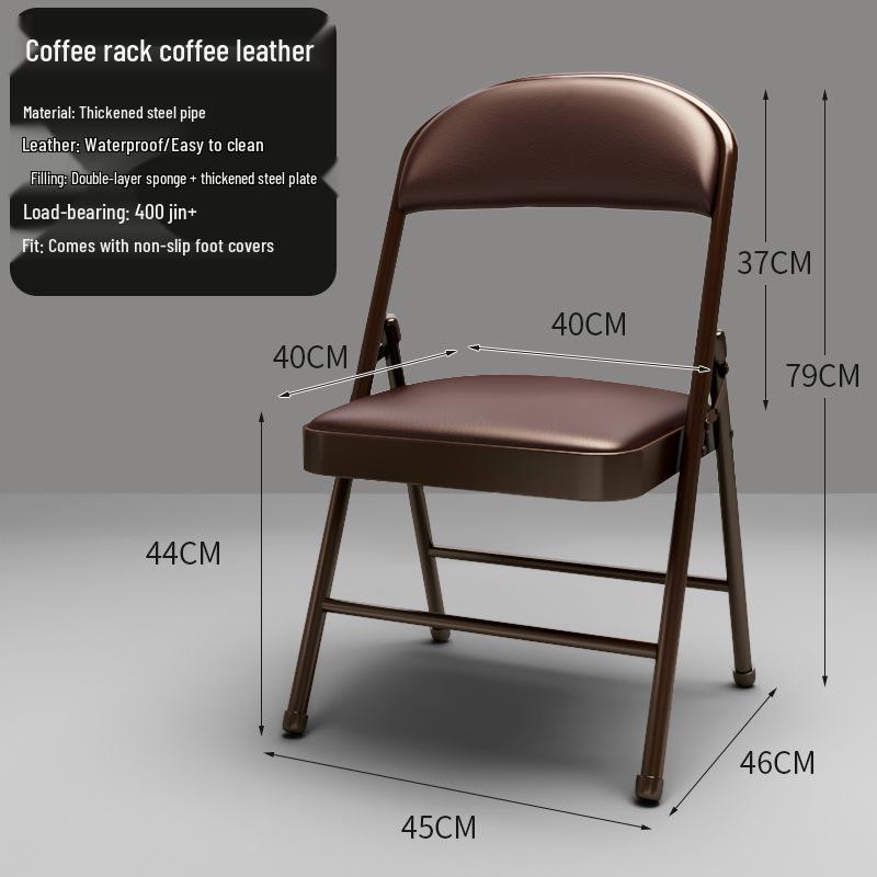 Folding Office & Dining Chair: Easy Storage, No Assembly Needed