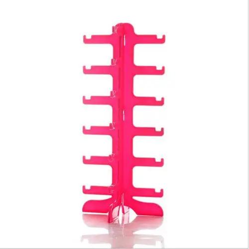 6 Pairs Countertop Glasses Display Stand Plastic Shelf Sunglasses Display Stand Hanging Rack