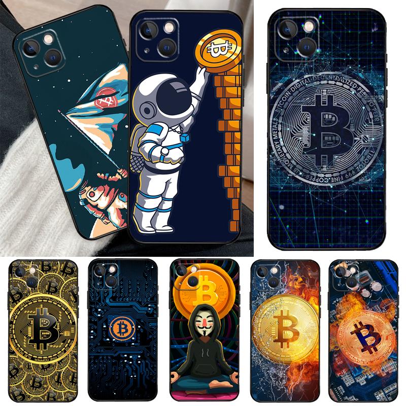 Bitcoin Coins Funny Phone Case For iPhone 17 16 15 14 13 11 12 Pro Max Plus 13 12 mini 16e 17 Air Bumper Cover