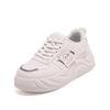 Thick Baseplate Shoes Women's Single Shoes 2025 Spring New Versatile Soft Sole Casual Sports Shoes Student White Shoes Women 2620