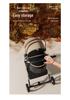 Pet Stroller for Medium/Small Dogs - Detachable Carrier, Foldable, Shock-Absorbing Design