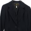 FENDI Italian Silk blazer 40 black Tailored jacket unconstructed Women Used