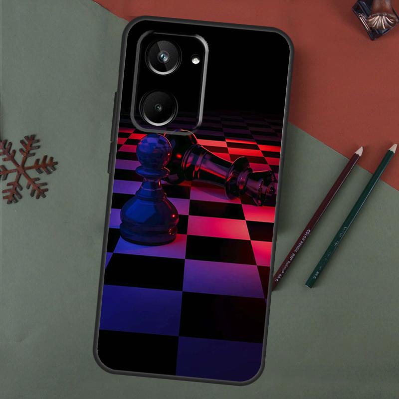 Chess Case For Realme C67 C51 C75 C63 C61 C65 C55 C53 C35 C71 11 12 13 14 Pro Plus GT6 GT7 15 Pro