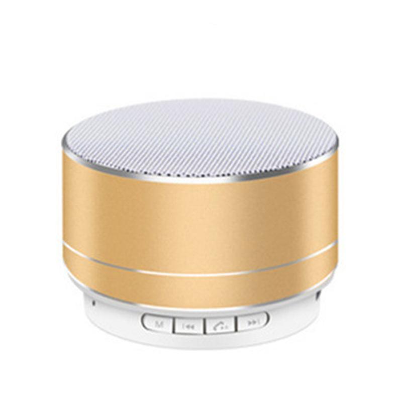 Tragbarer Drahtloser Basslautsprecher Audio, Mini Auto Kleiner Lautsprecher Auxiliar FM TF USB Plug-in Karte Outdoor Tragbarer Kleiner Lautsprecher
