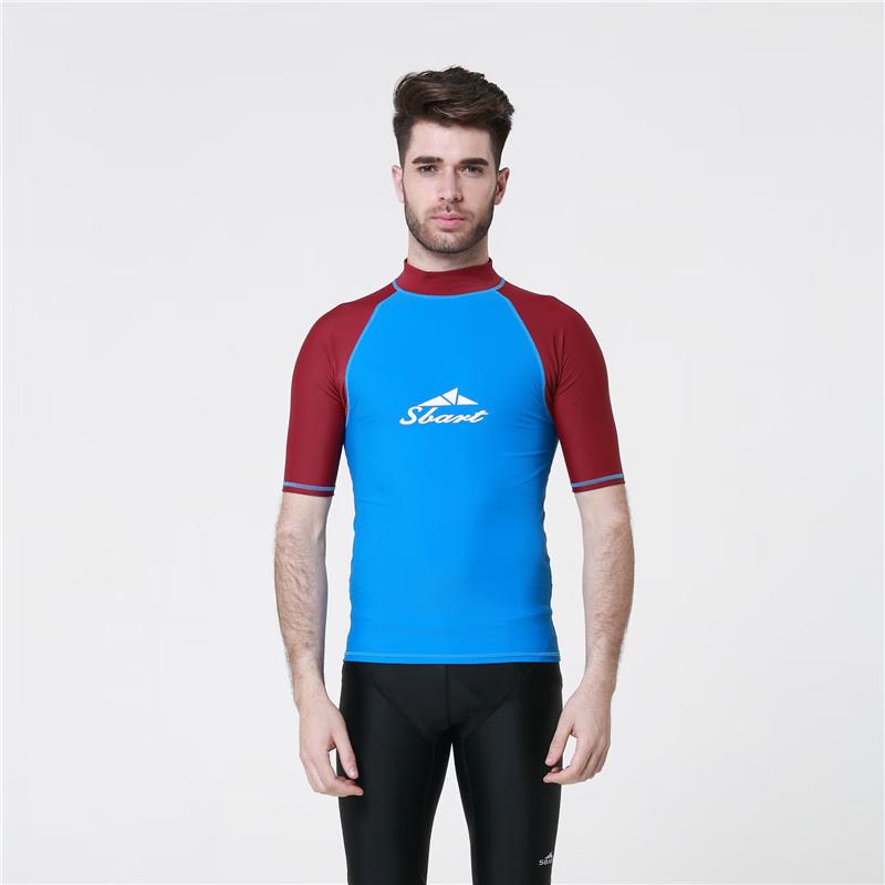 SBART Men s Split Short Sleeve Wetsuit