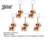 High-quality Pet Memorial Keychain Dog Hair Storage Bottle Transparent Waterproof