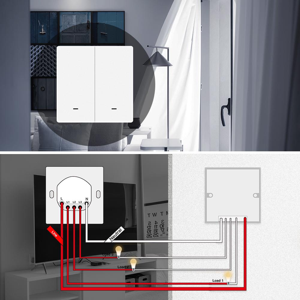 Factory Outlet Zigbee Smart Switch Electric Wall Switch for Home Automation with Timer Turn on Turn off Lamp Function