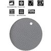 Silicone Trivet. 4PCS Non-slip Anti-Heat 250C Multifunction Spoon Rest Coaster
