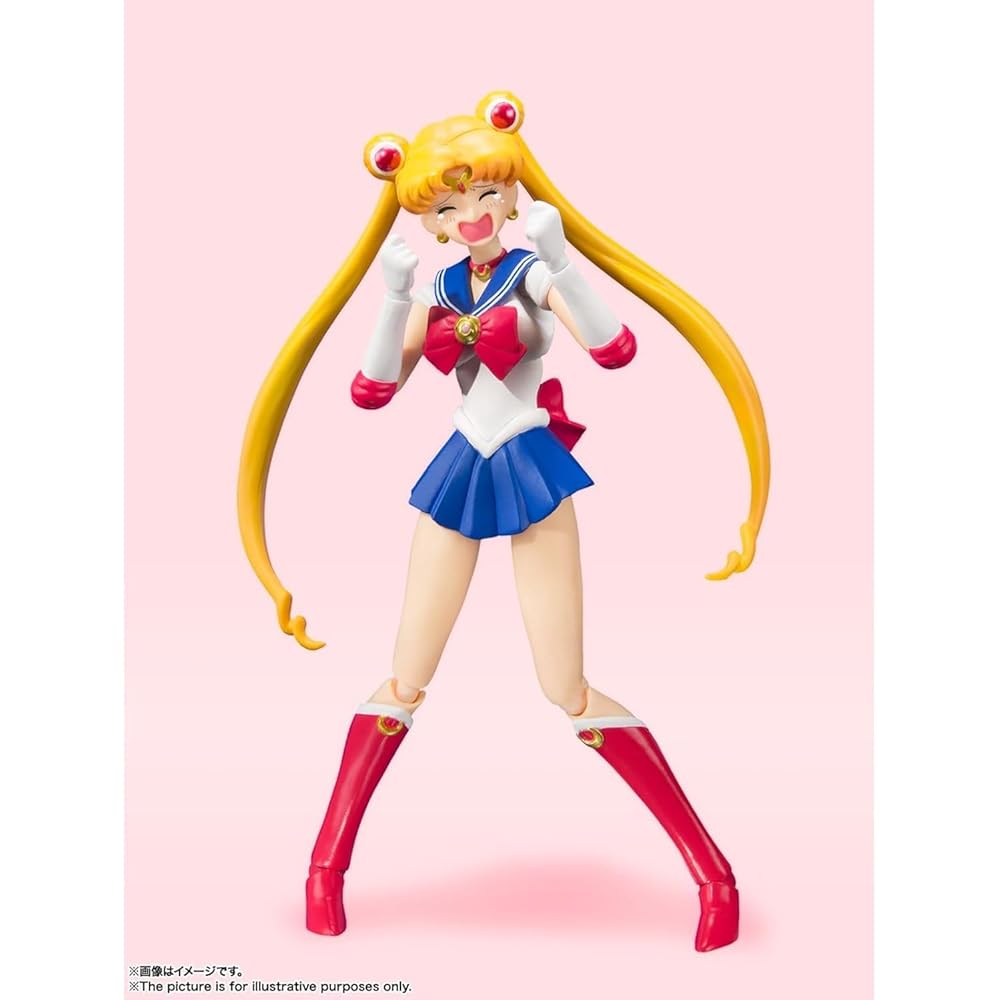 Bandai S.H. Figuarts Sailor Moon Animation Color Edition 140mm PVC ABS Action Figure