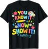Rock The Test Test Day State Testing Teacher Staar Test T-Shirt