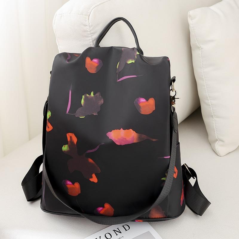 Nowy plecak z tkaniny Oxford, modny nadruk, duża pojemność, klasyczna torba dojazdowa, pasek na jedno ramię, plecak podróżny antykradzieżowy