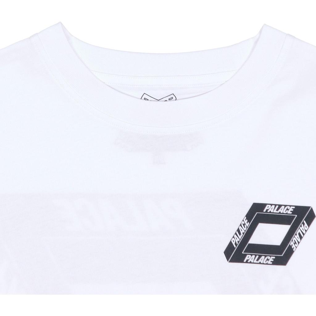 Palace Dodgy But Lush T-Shirt With Parallelogram Logo Print Unisex Tops White P20TS169
