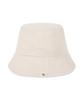 Bajal Monogram Label Pigment Bucket Hat White