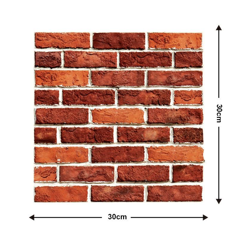 10Pcs Self Adhesive Tile Wall Sticker Home Decor 3D Pvc Sticker Covers For Kitchen Cupboard Bathroom Waterproof Wallpaper