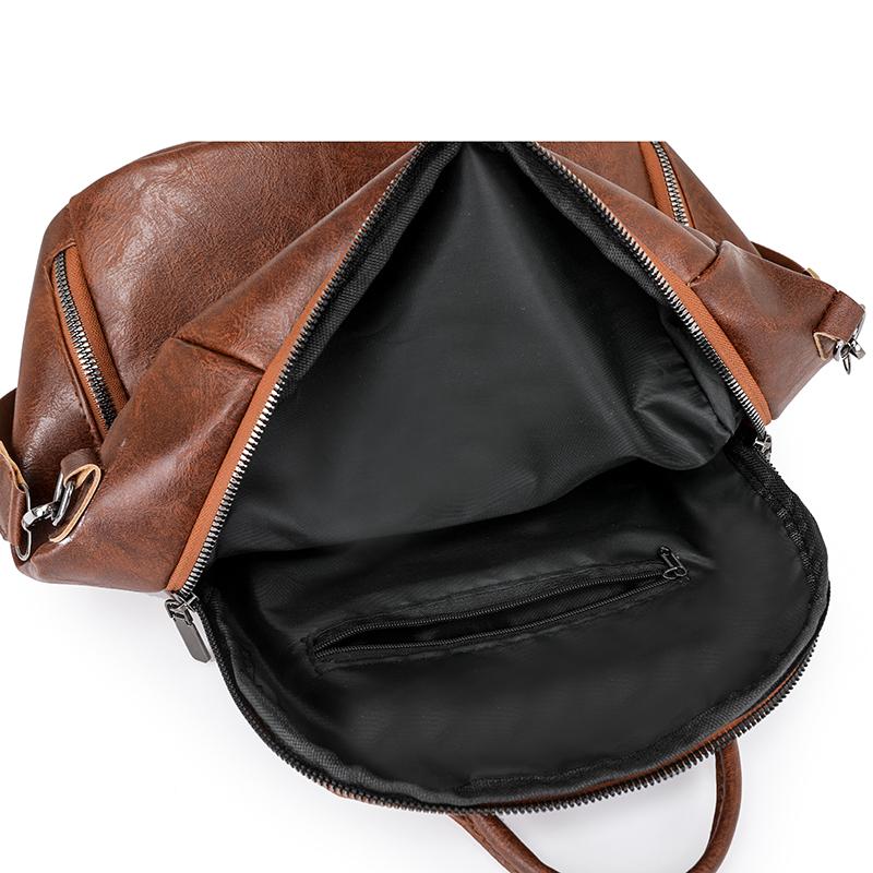 2025 New Designer Backpack Women High Quality Leather Backpacks School Bags for Teenagers Girls Large Capacity Travel Backpack