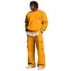 Herren Layer Sweatshirt und Cargohosen Set mit elastischem Bund
