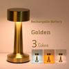 Retro Table Lamp Metal Touch Decor for Bar Coffee Table Restaurant Decoration Light Desk LED Rechargeable Night Lights Bedroom
