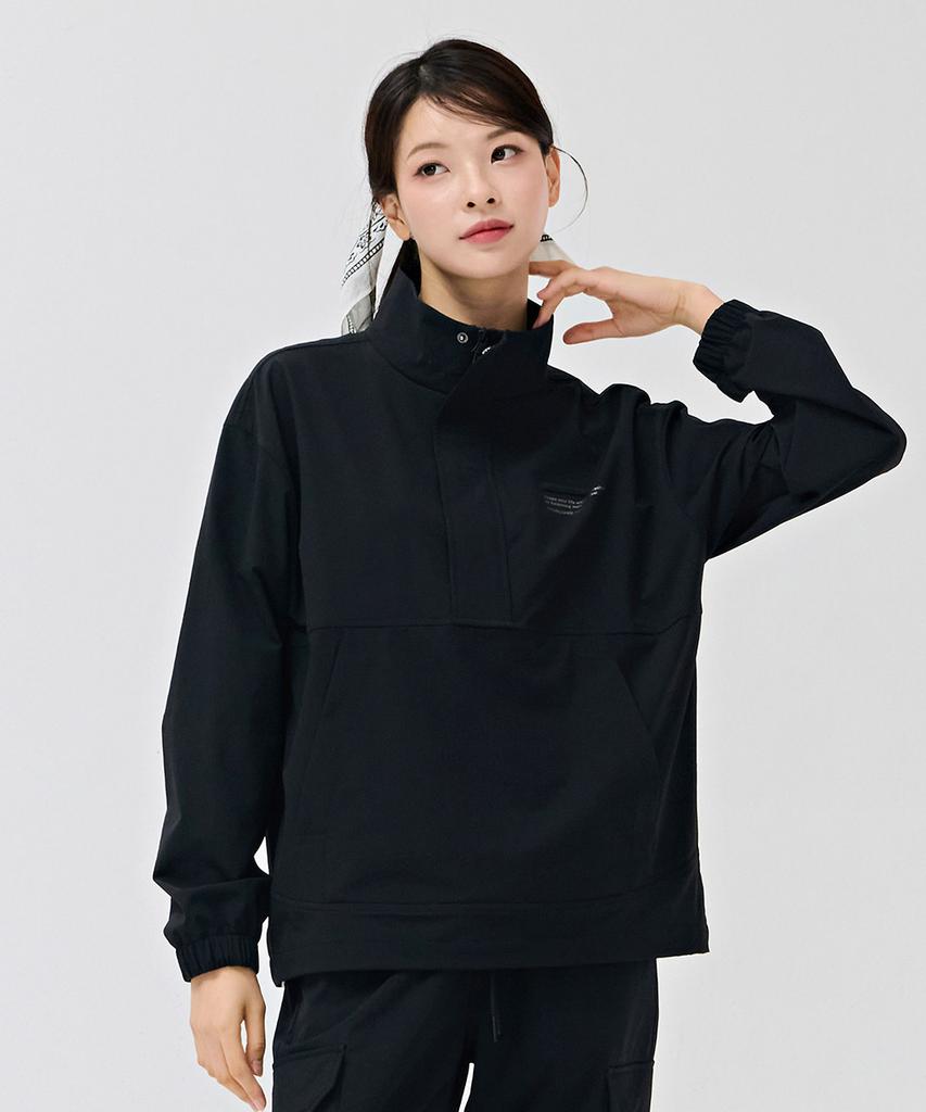 Chasecult Unisex Stretch High-Neck Anorak T-Shirt-Deru5119B03