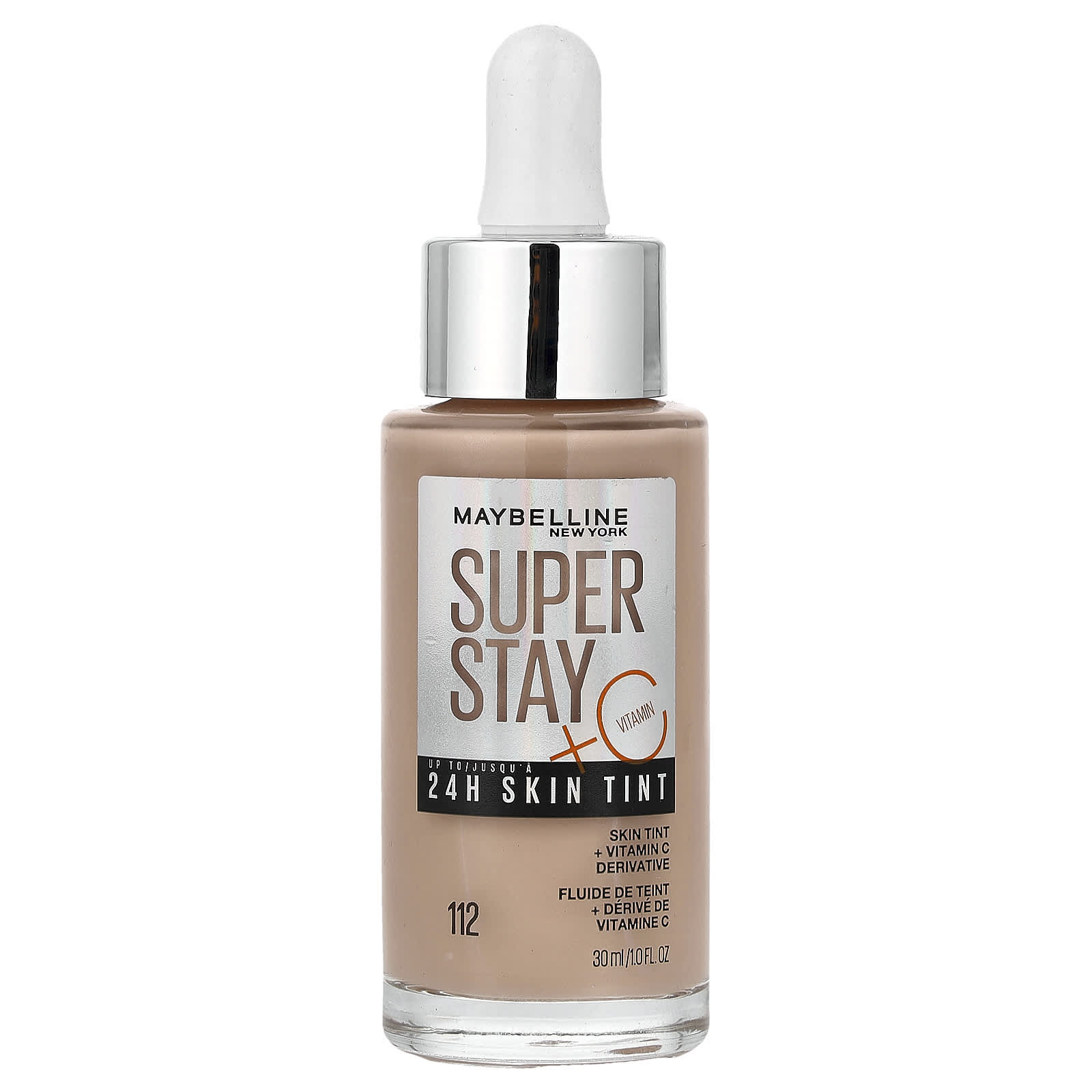 

Maybelline, Super Stay, 24-Hour Skin Tint, 112, 30ml (1 fl oz)