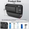 Car Seat Gap Filler Organizer With Cup Holder, 2 Pack Adjustable Leather Car Side Seat Storage Box, Multifunction Interior Storage Organizer For