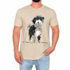 Cute Dog Mens T-Shirt Adorable Pup Animal Lover Funny Cartoon Birthday Gift