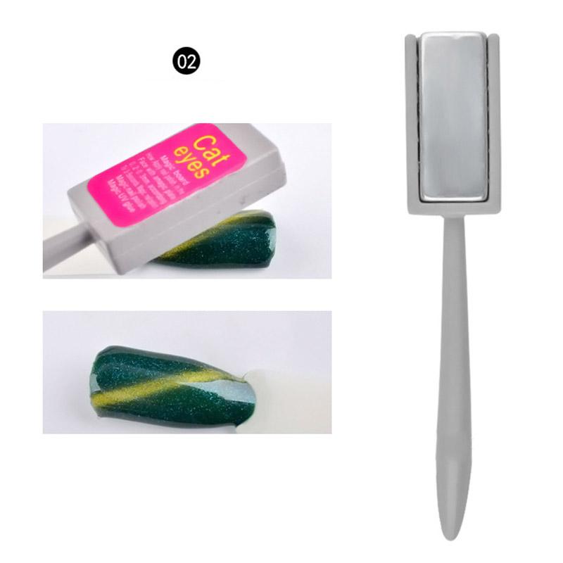 Cat Eyes Magnet Stick Magnet Pen Nail Manikure Tool For Cat Eye Gel Polish Nail Art 3D Design obtisku se speciálním magnetickým efektem