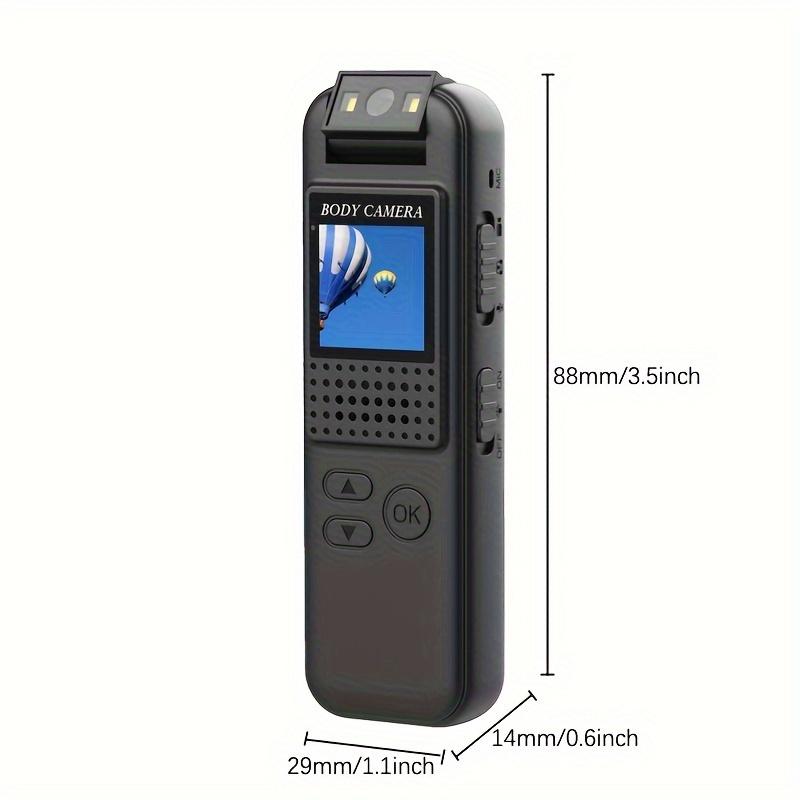 1pc Mini Pocket Camera, 1080p FHD Sports Action Camera, Portable Small Body Camera, Rotating Outdoor Bicycle Recorder Camcorder