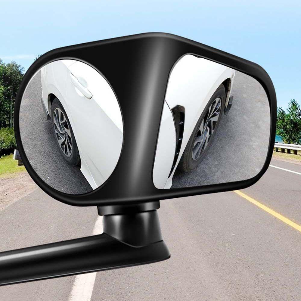 Round Square Double Direction Car Rear View Mirror Car Blind Spot Mirror Car Reversing Auxiliary