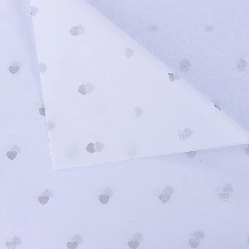 10 Sheets/lot 50*70 Cm Gift Wrapping Paper DIY Handmade Craft Star Love Dot Pattern Tissue Paper Floral Packaging Material