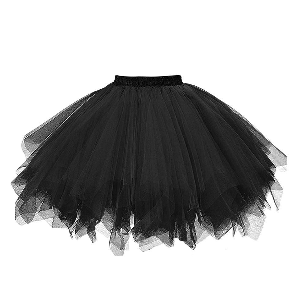 High Waist Petticoat Elastic Waist Dance Skirt Fashion Ballet Skirt  Women
