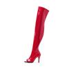 Bottes Hautes Ouvertes à Talons SsimeEZ (Rouge émail)