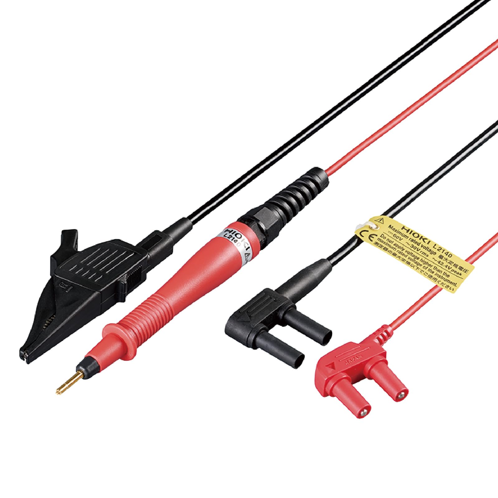 

Hioki Electric Test Leads for L2140 RM3548-50 Red/Black