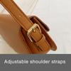 PU Leather Shoulder Bag Saddle Purse Casual Underarm Bag for Women, Underarm Bag Saddle Handbag Purse