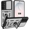 Case for Samsung Galaxy S26, Shockproof Protection with Anti-Scratch Camera Cover Rigid - Silver