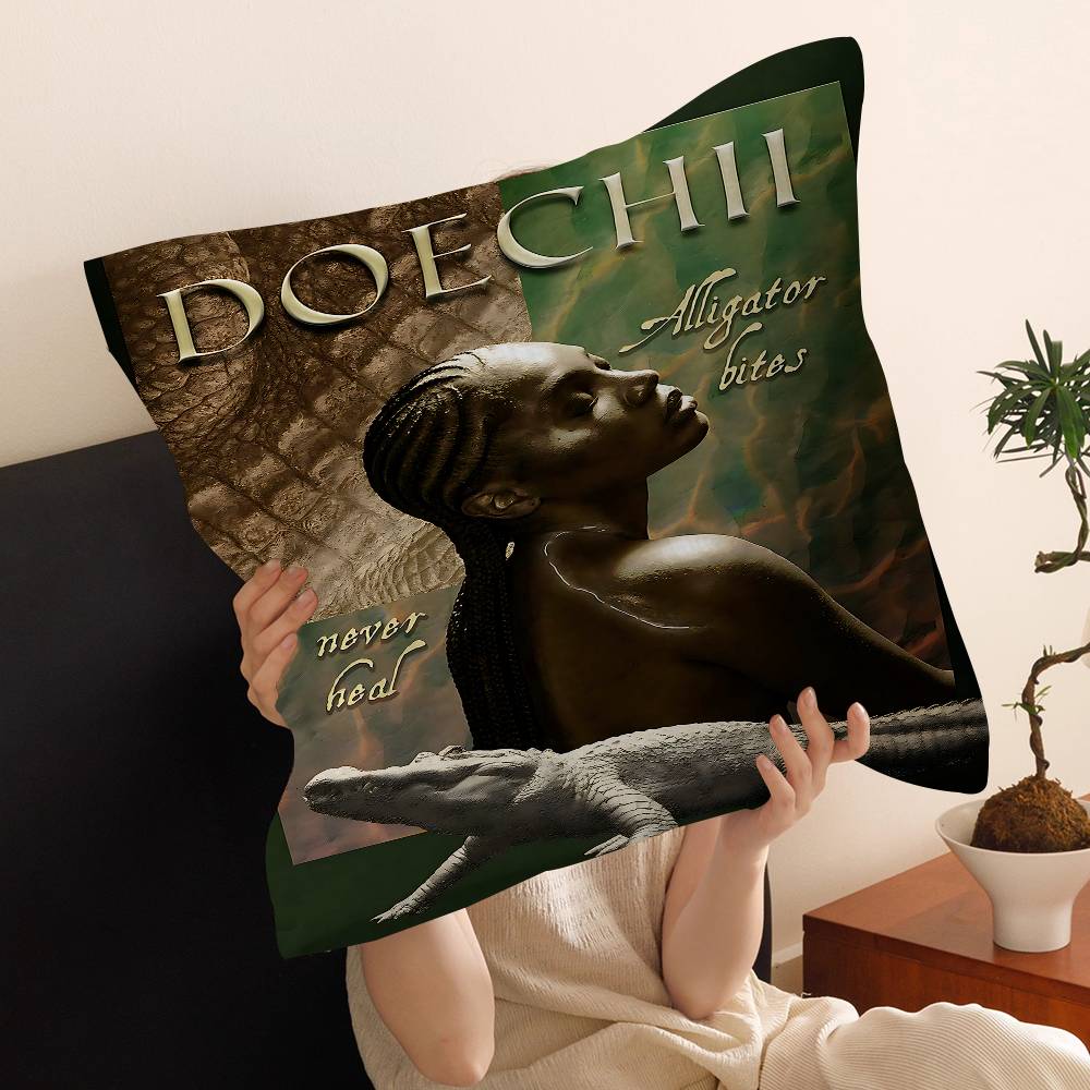 Rapper DDoechii Personalized Pillow Dust Cover Bedroom Kids Party Decoration Pillowcase Birthday Children Gift