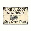 Retro Vintage Metal Sign Wall Decor 20x30cm Industrial Home Office Art