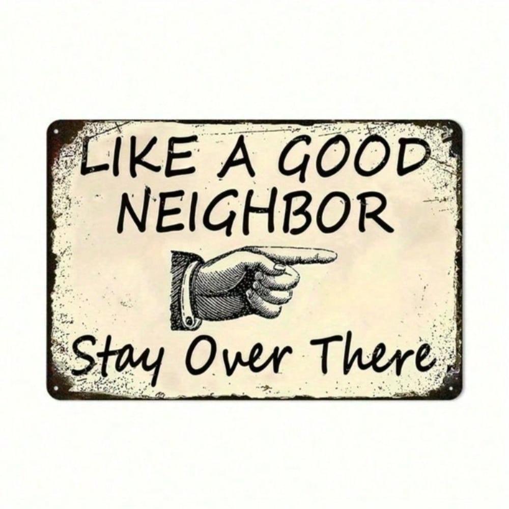 Retro Vintage Metal Sign Wall Decor 20x30cm Industrial Home Office Art