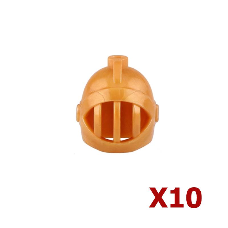 MOC Baustein Mittelalter Ritter Römischer Soldat Zubehör Helm Kopfbedeckung Flammenfeder Schwarzer Adler Schild König Umhang Ziegelstein Spielzeug