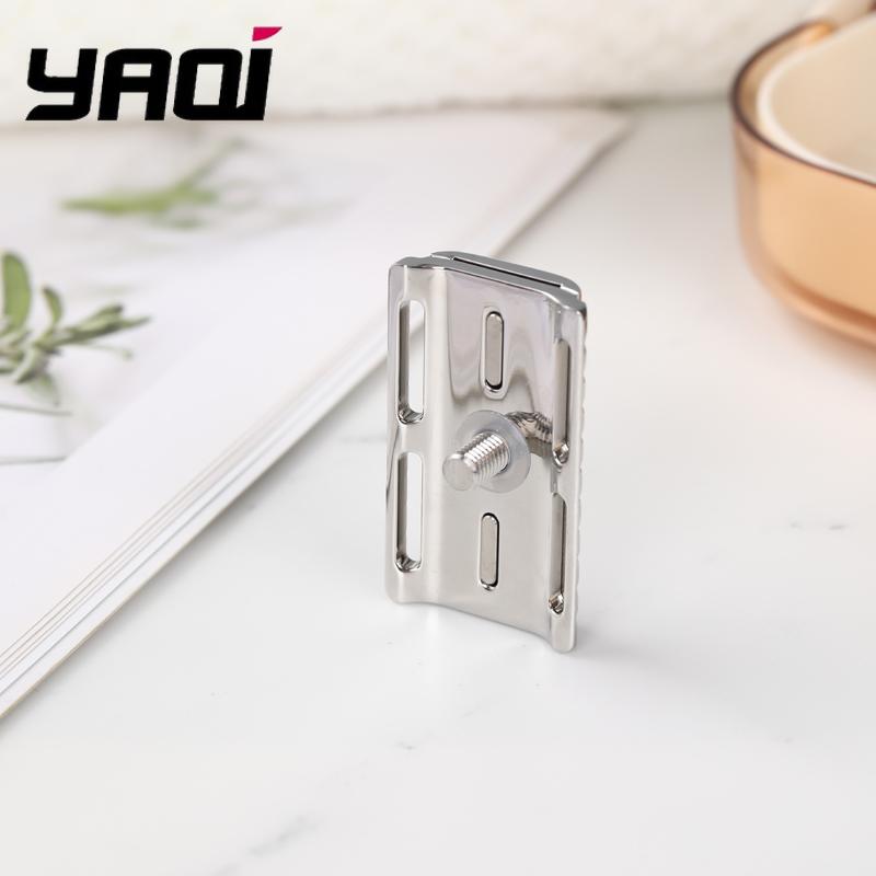 YAQI Ghost 70SP 316 Edelstahl Polierter Sicherheitsrasiererkopf mit 0,7 mm Klingenspalt