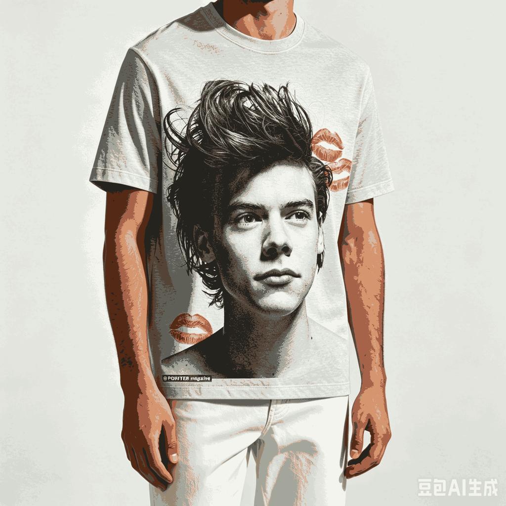 Harry Styles Für Fan Geschenk T-Shirt Unisex Unisex Harajuku Oversized Unisex Kurzarm Streetwear Hohe Qualität Paare Klassisch Weich