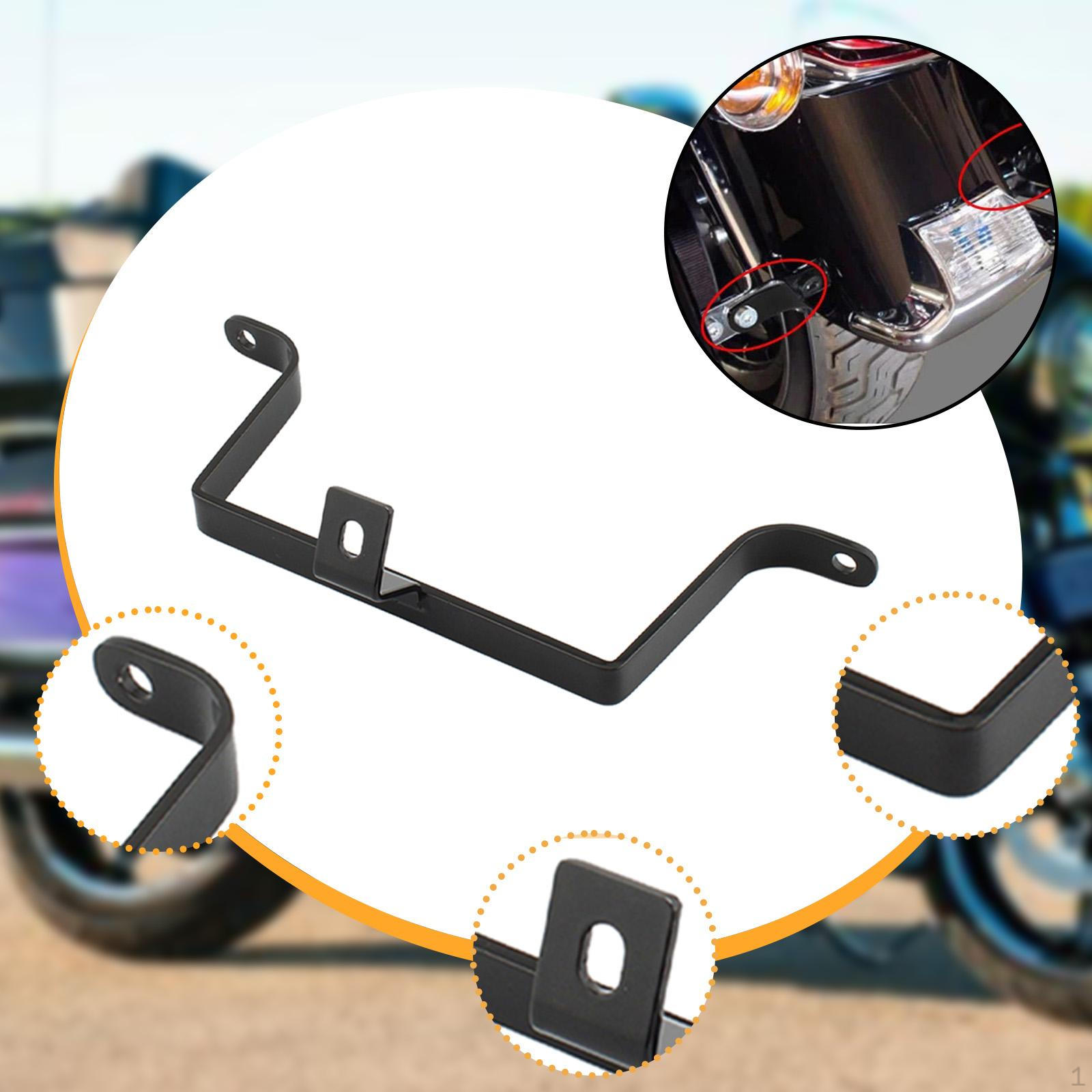 

Задний кронштейн-держатель для кофров Простой в использовании Запчасти для производительности Обслуживание для Sport Flhs чёрный