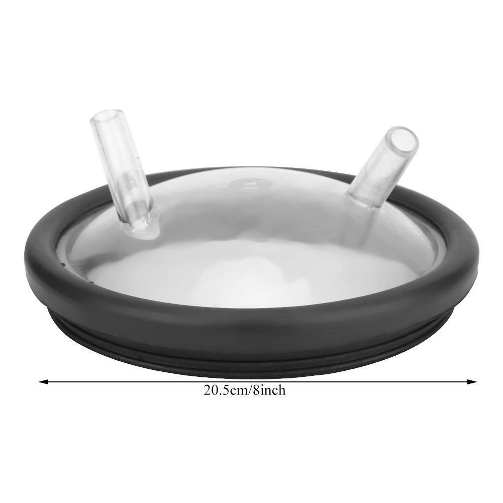 Plastic Transparent Milk Bucket Lid And Gasket For Milking Machine Two Open Lid